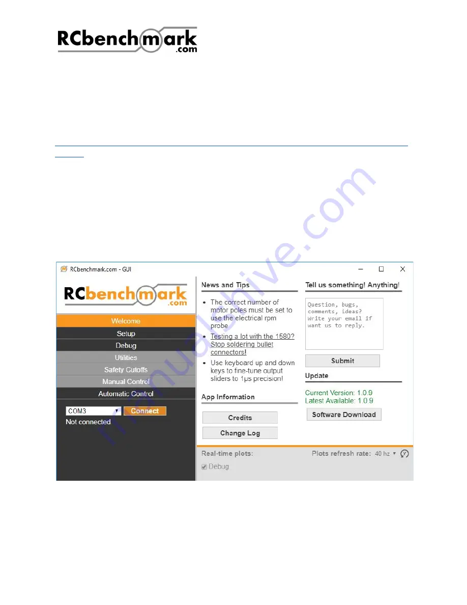 RCbenchmark 1780 Series User Manual Download Page 62