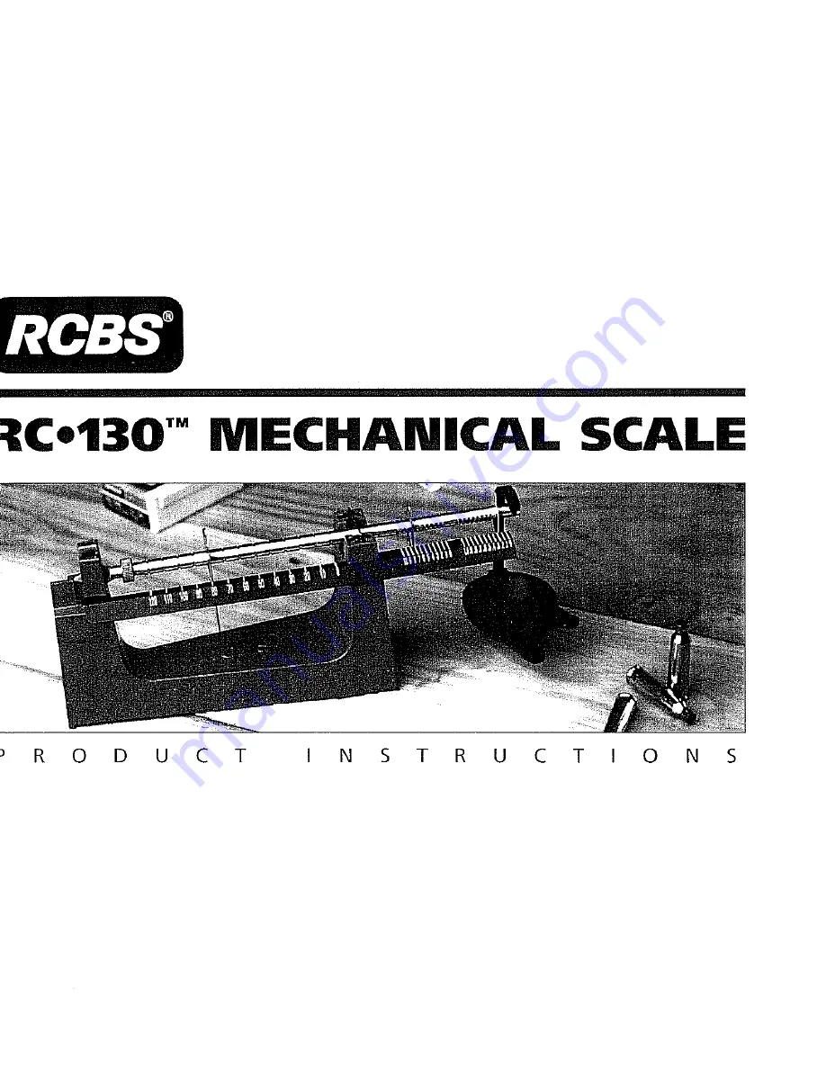 RCBS RC-130 Product Instructions Download Page 1