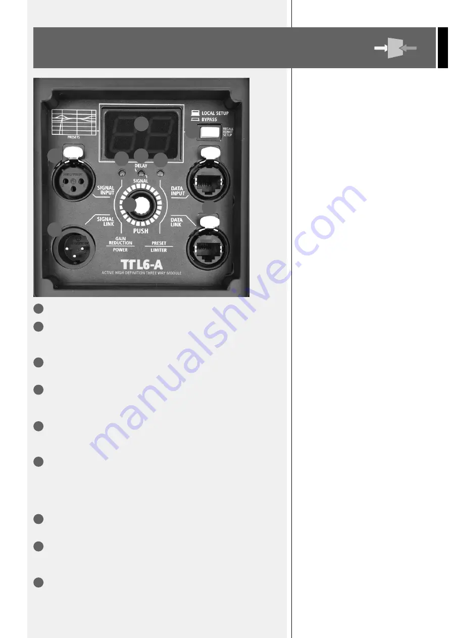 RCF TTL6-A Owner'S Manual Download Page 5