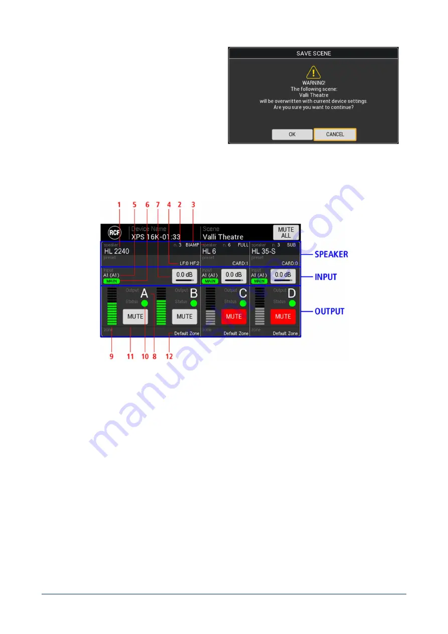 RCF XPS 16K Owner'S Manual Download Page 32