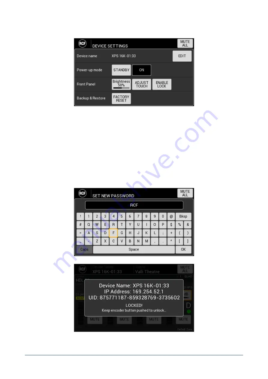 RCF XPS 16K Owner'S Manual Download Page 42