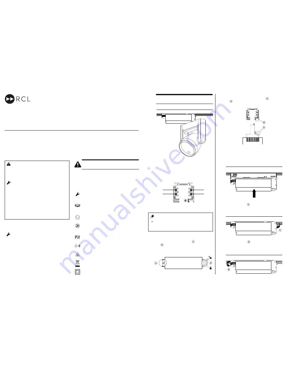 RCL DR8 Mk2 Installation Instructions Manual Download Page 1