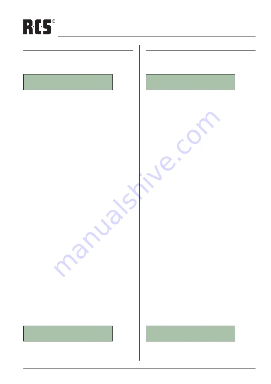 RCS AUDIO-SYSTEMS DMM-618A Operating Instructions Manual Download Page 8