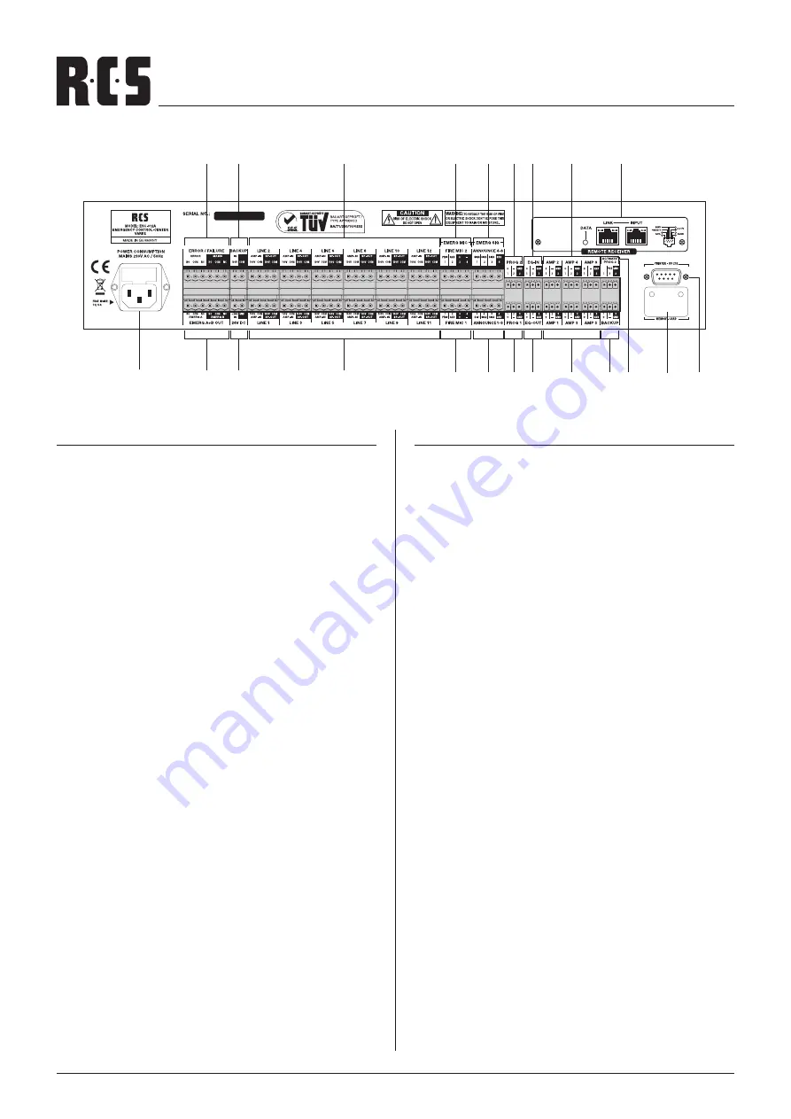 RCS AUDIO-SYSTEMS ESC-012A Скачать руководство пользователя страница 6