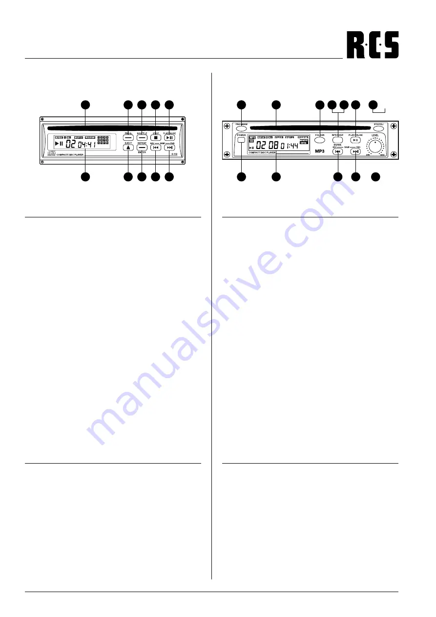 RCS AUDIO-SYSTEMS TU-100 D3 Operating Instructions Download Page 3