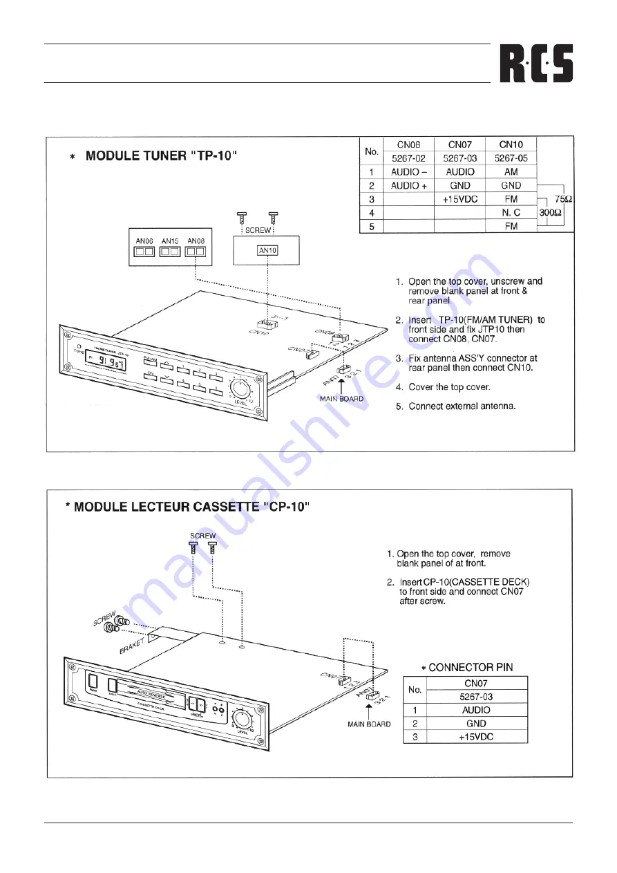 RCS CPA-120X Manual Download Page 5