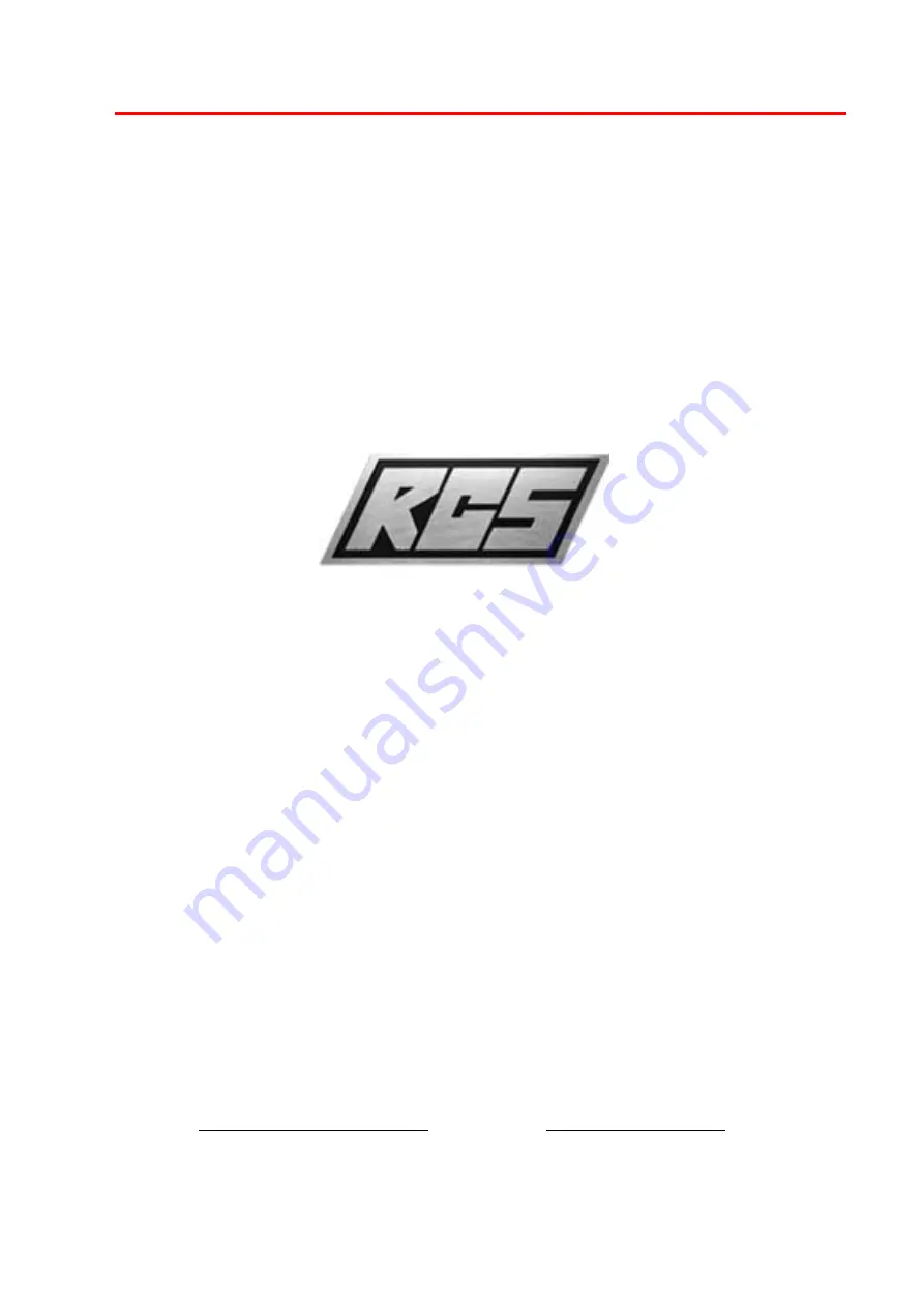 RCS RJC26a Owner'S Manual Download Page 1