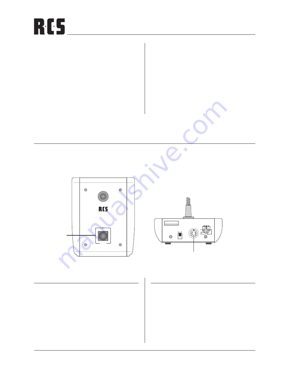 RCS VLZ-6360 A Operating Instructions Manual Download Page 20