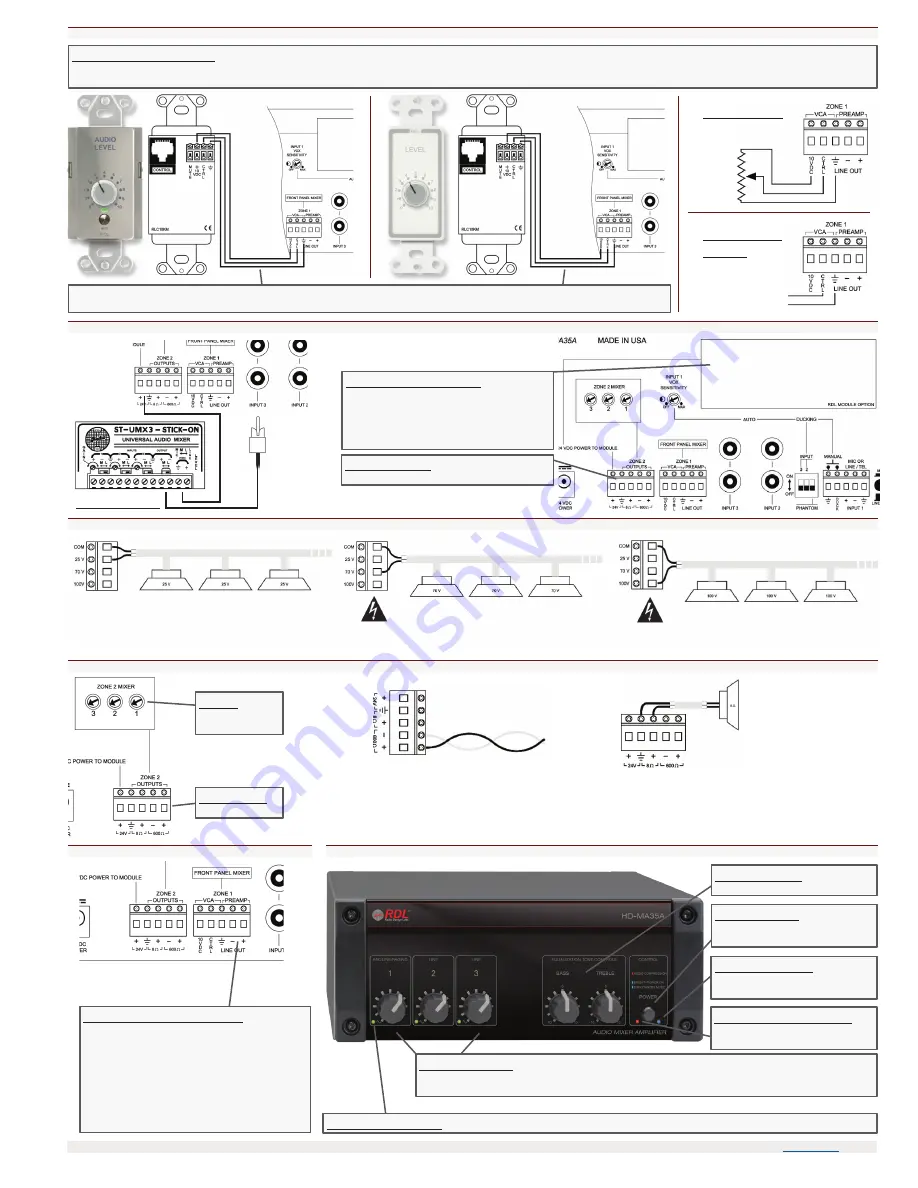 RDL HD-MA35A Installation And Operation Manual Download Page 2