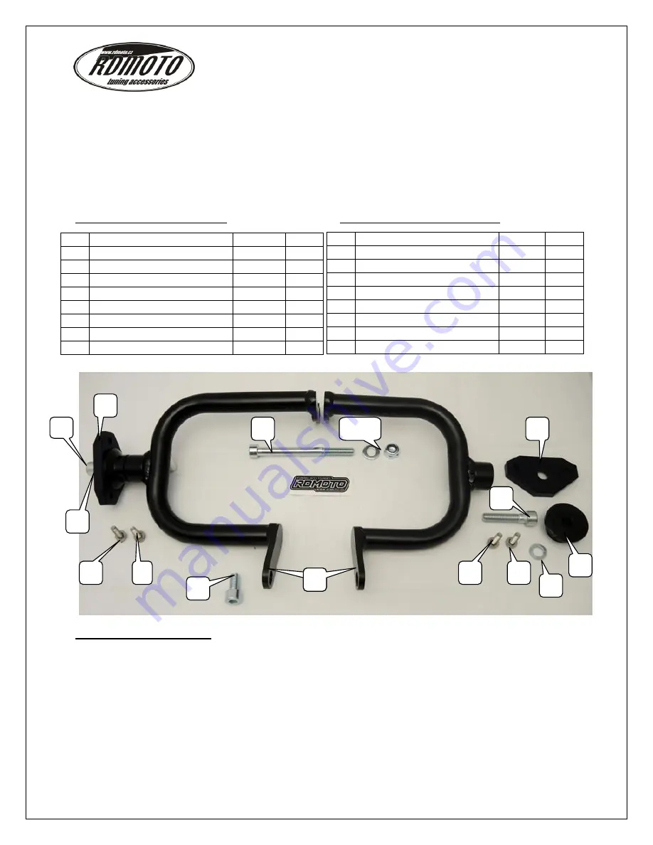 RDMOTO A9SDM Quick Start Manual Download Page 1