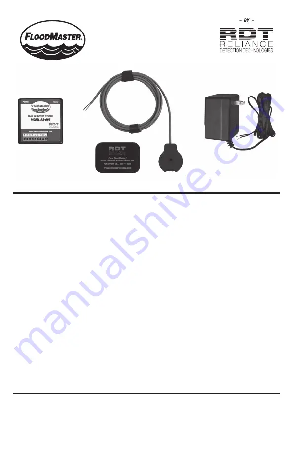 RDT FloodMaster RS-096 Manual Download Page 1