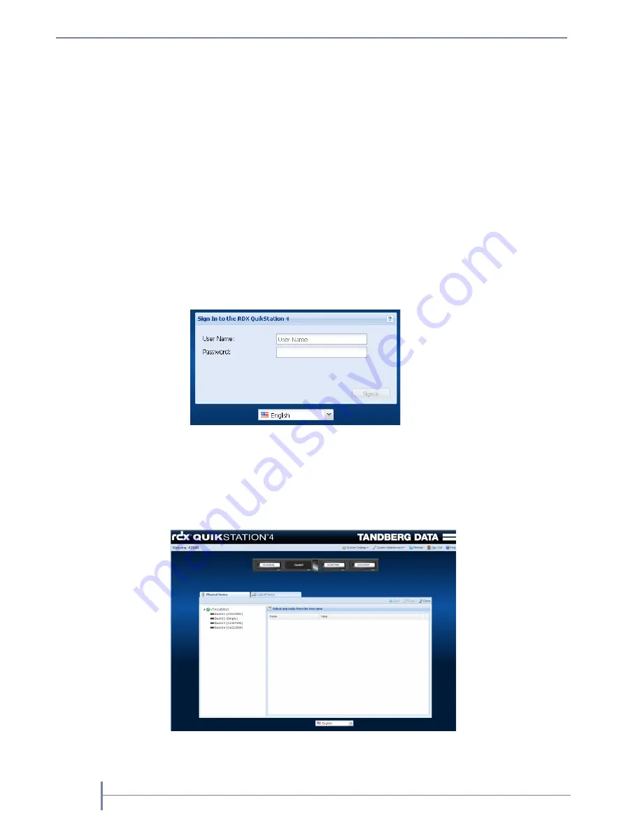 RDX QuickStation 4 Product Manual Download Page 22