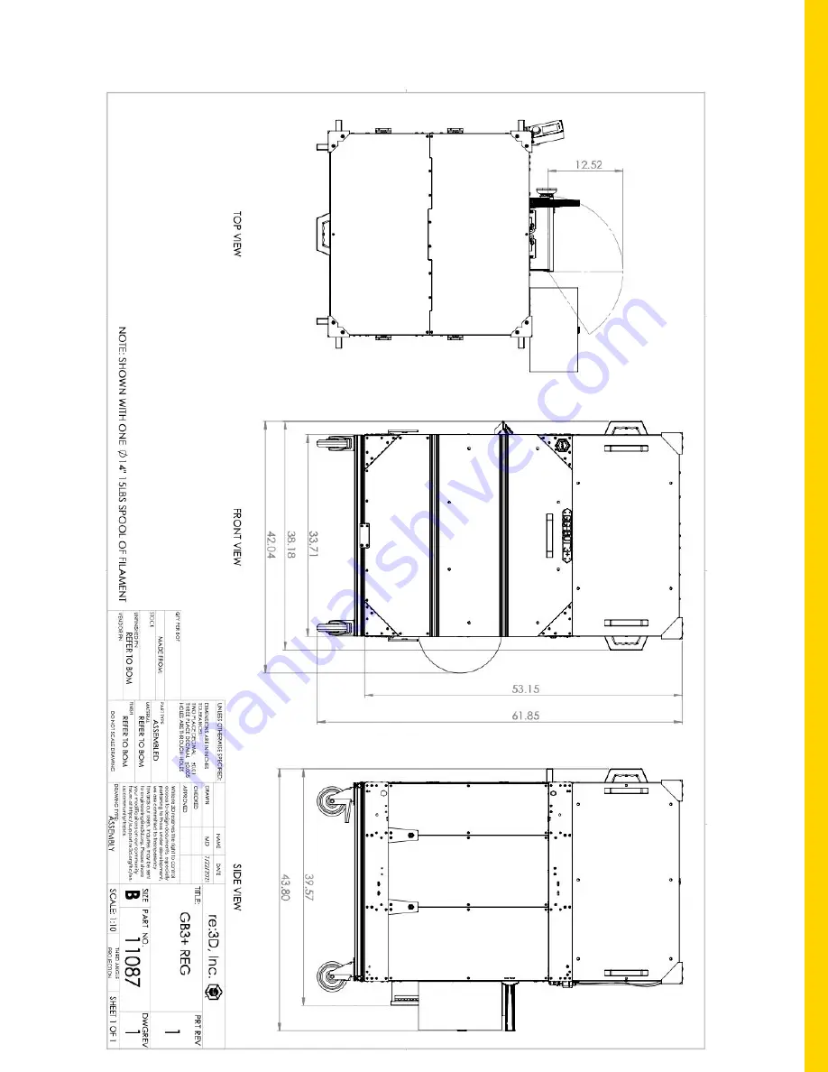 re3D GIGABOT 3+ Quick Start Manual Download Page 5