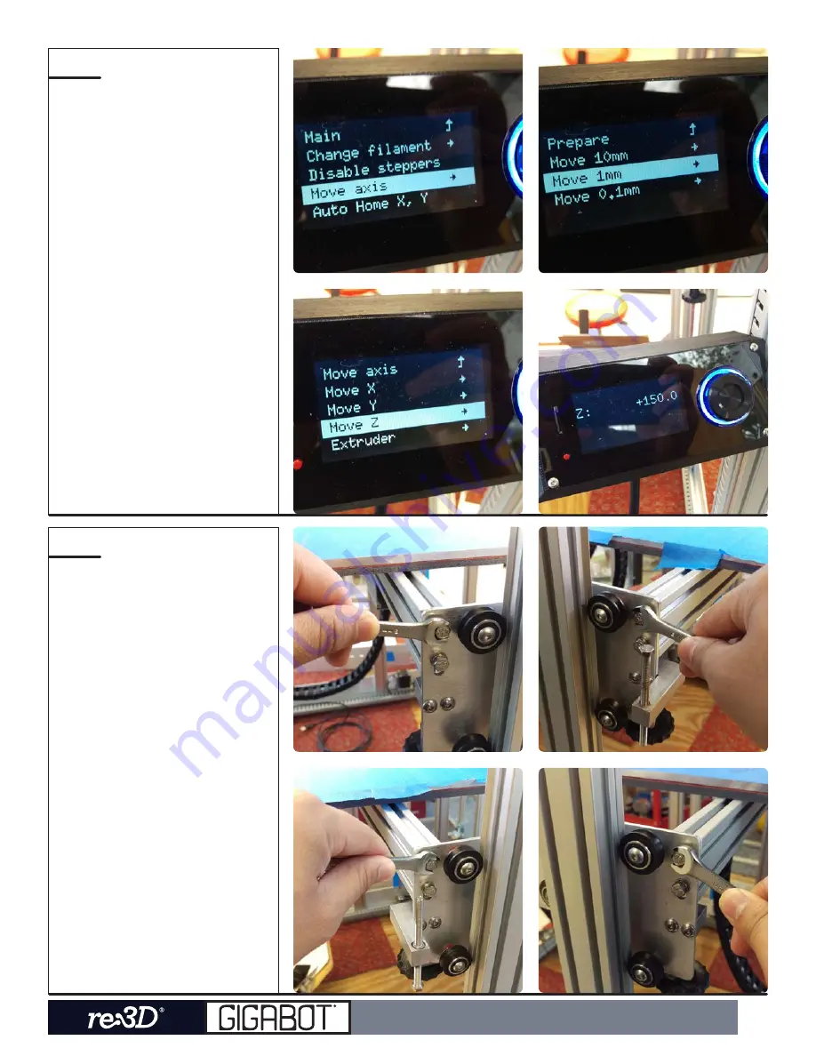 re3D gigabot Quick Start Manual Download Page 13