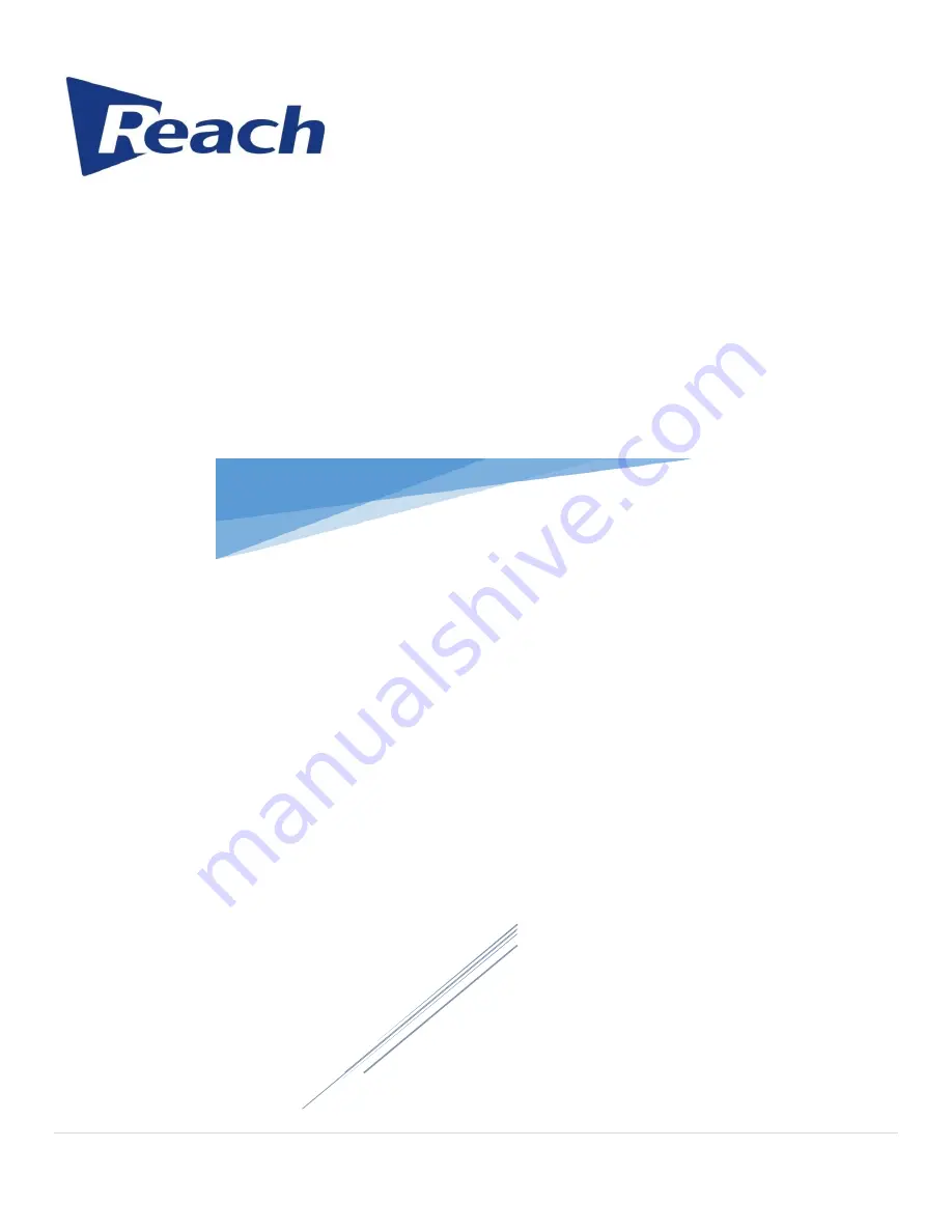 Reach Bee9 User Manual Download Page 1