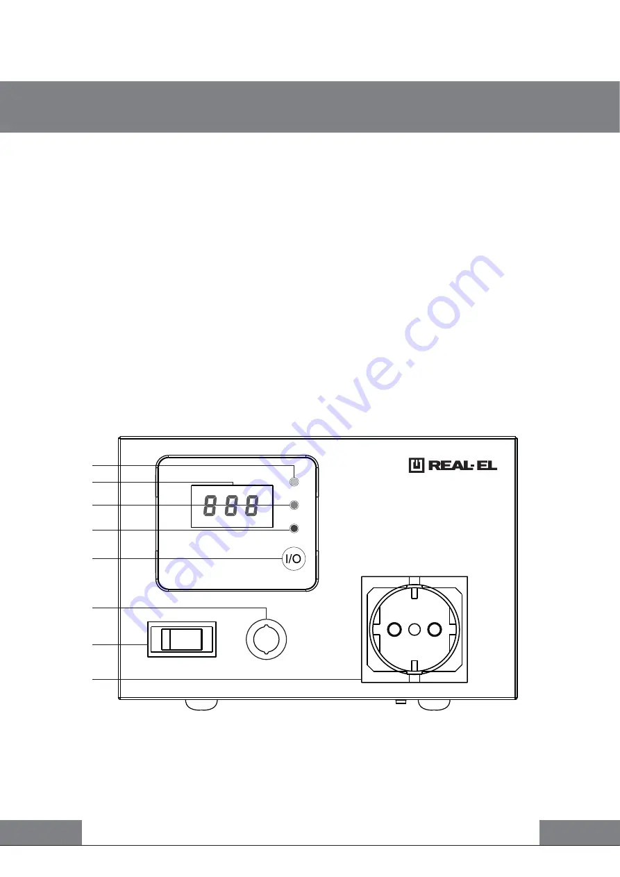 Real-El STAB-500 M Operation Manual Download Page 4