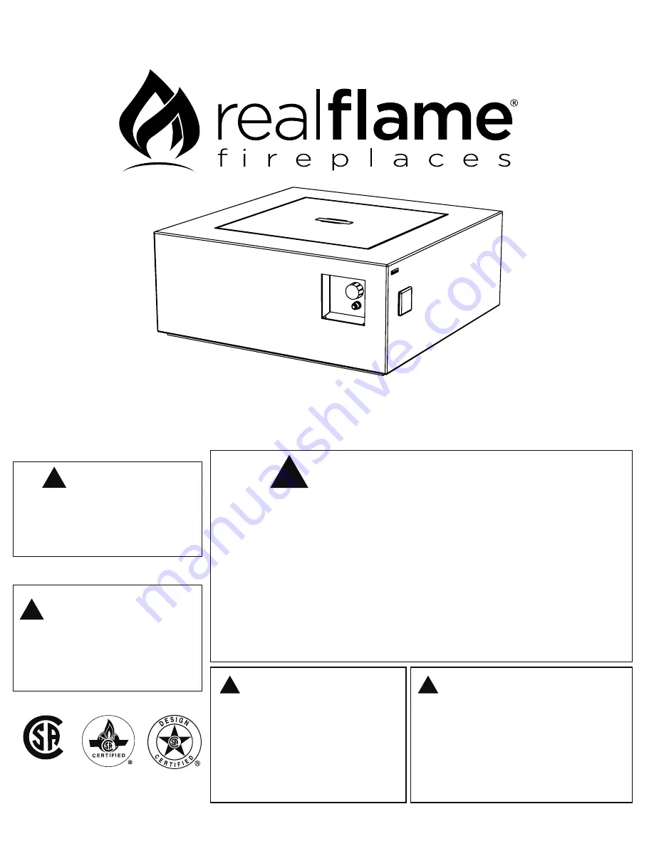 Real Flame Baltic T9620NG Скачать руководство пользователя страница 20