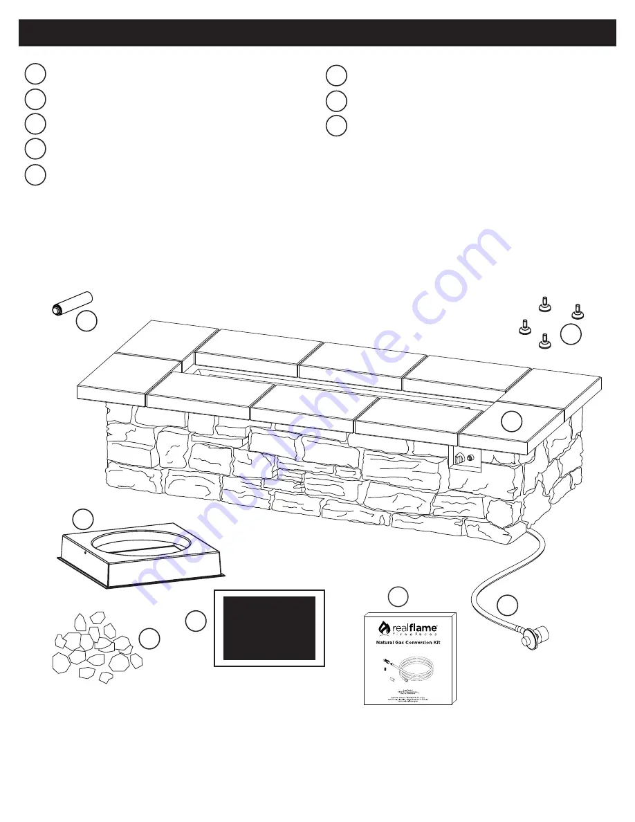 Real Flame C11813LP Sedona Owner'S Manual Download Page 38