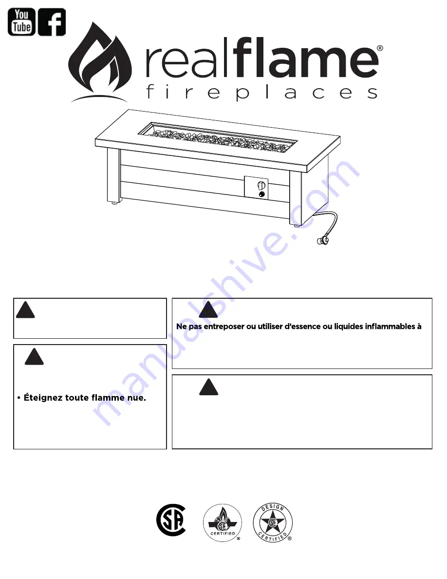 Real Flame C1510LP Fairplay Owner'S Manual Download Page 17