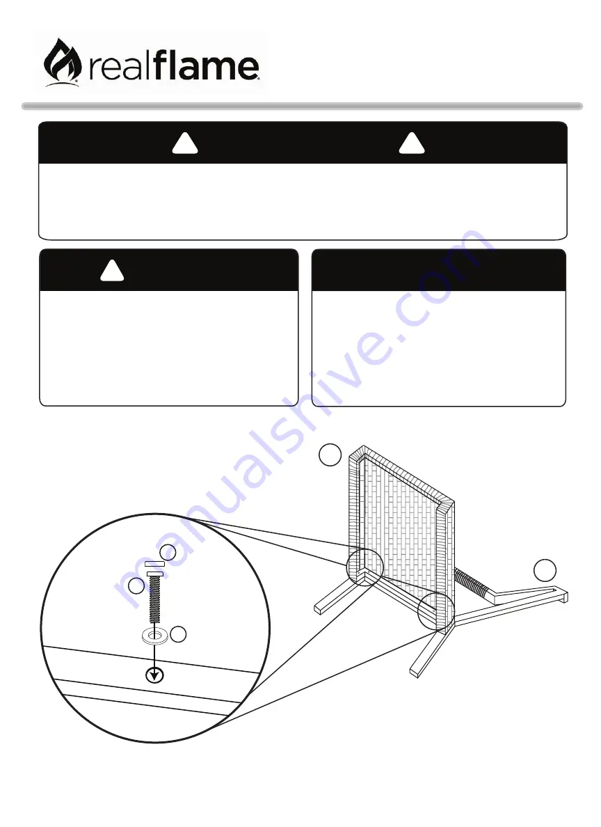 Real Flame Calvin 9703 Manual Download Page 8