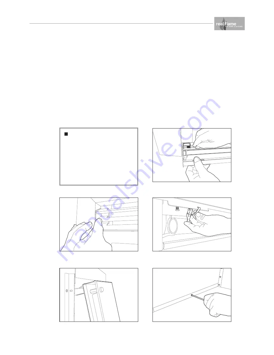 Real Flame CAPTIVA Installation & Operating Manual Download Page 11