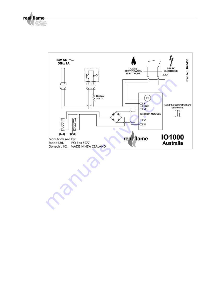 Real Flame EXURO IO1000 Скачать руководство пользователя страница 22