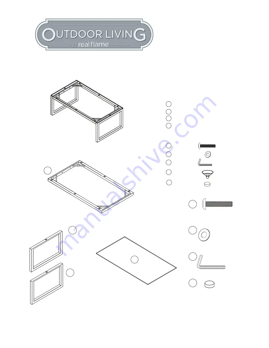 Real Flame Outdoor Living Monaco 1172 Скачать руководство пользователя страница 5