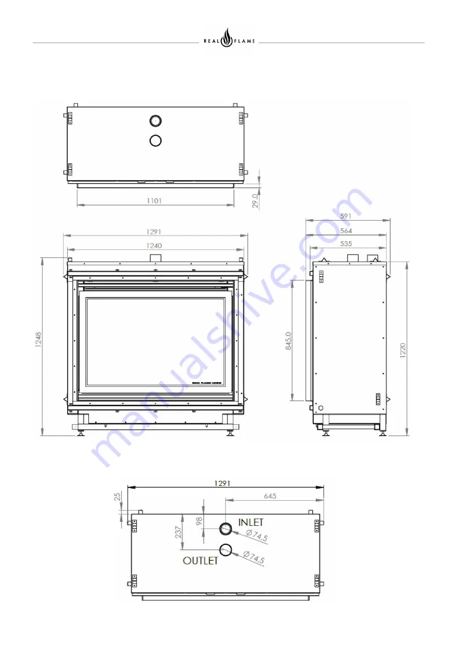 Real Flame VEKTOR 1100 Скачать руководство пользователя страница 6