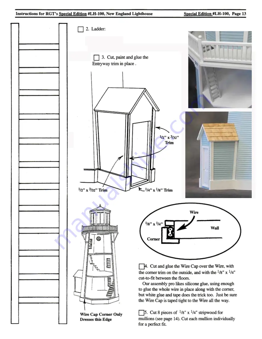 Real Good Toys New England Lighthouse Instructions Manual Download Page 13