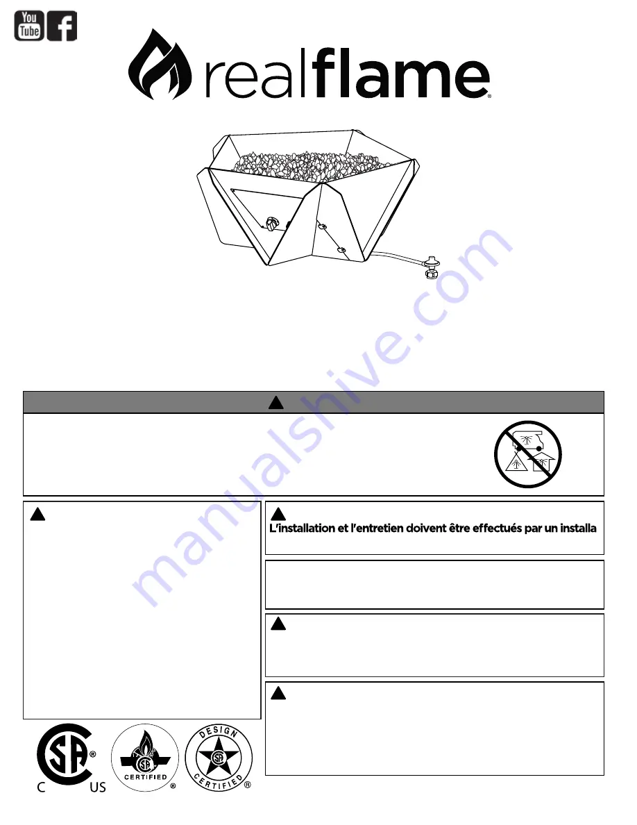 RealFlame 11775LP Owner'S Manual Download Page 18