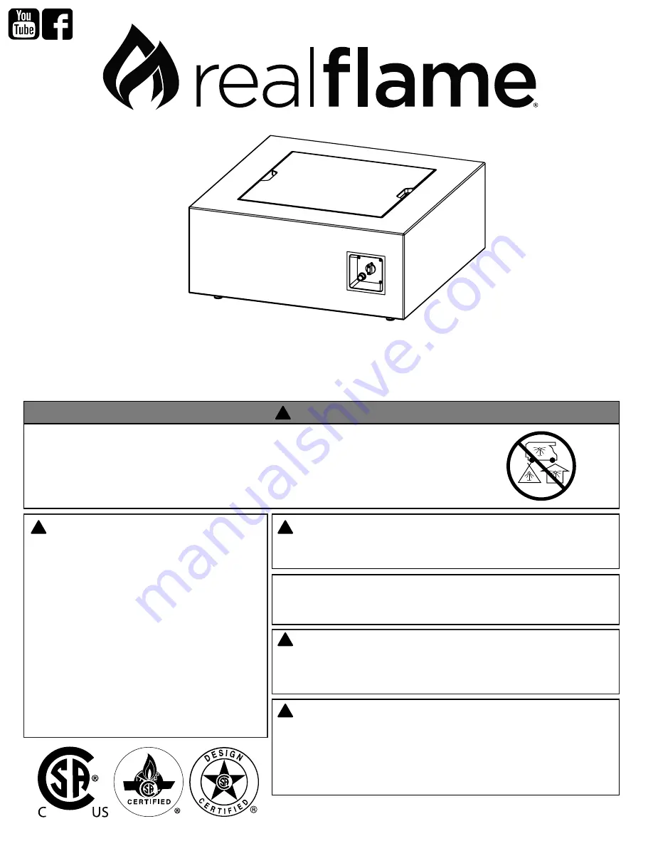 RealFlame Baltic 9720NG Owner'S Manual Download Page 37