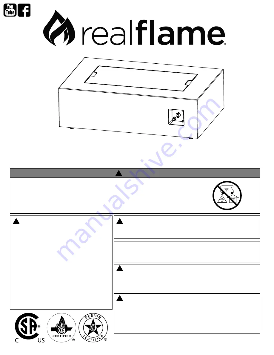 RealFlame Baltic 9750NG Скачать руководство пользователя страница 19