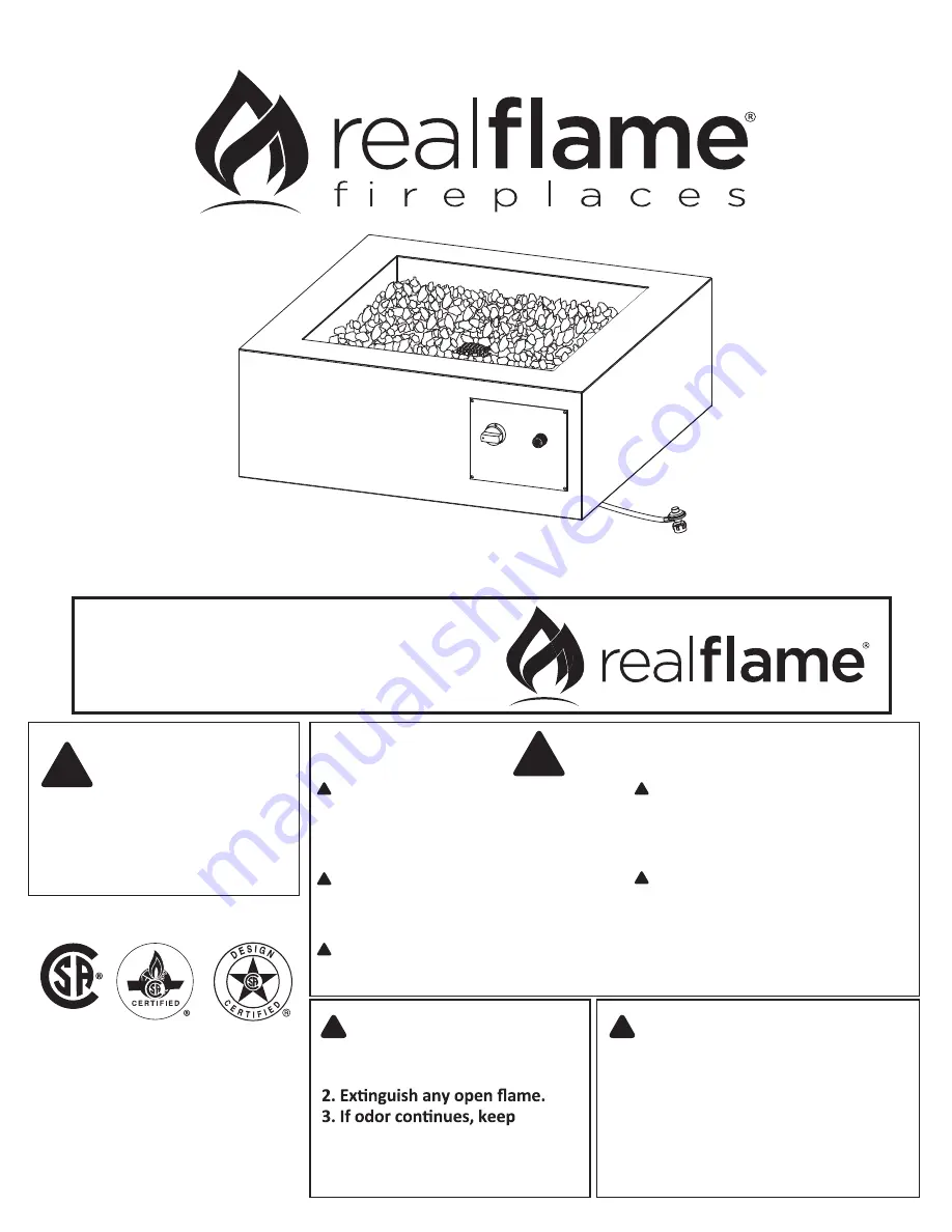 RealFlame Bryon C12700LP Скачать руководство пользователя страница 1