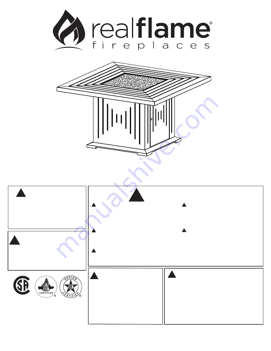 RealFlame C1270LP Скачать руководство пользователя страница 41