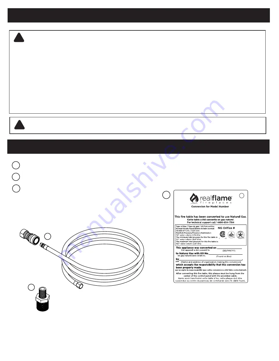 RealFlame C820LP Скачать руководство пользователя страница 14