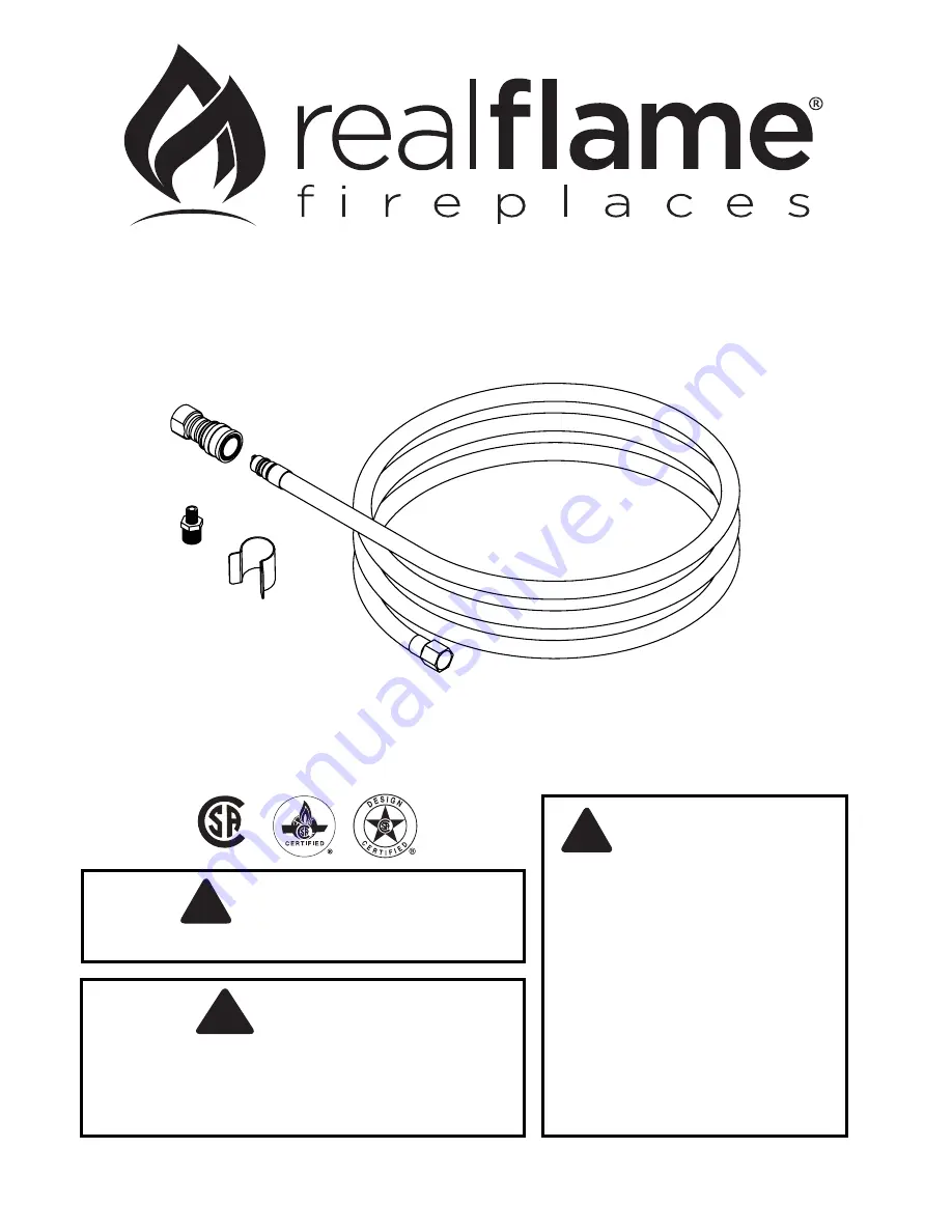 RealFlame C9630LP Скачать руководство пользователя страница 1