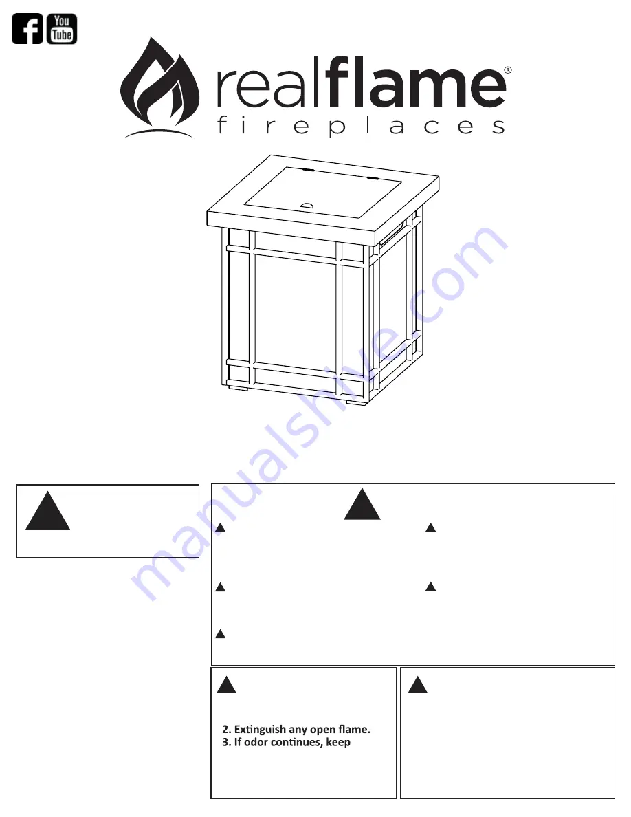 RealFlame Morrison 907 Скачать руководство пользователя страница 1