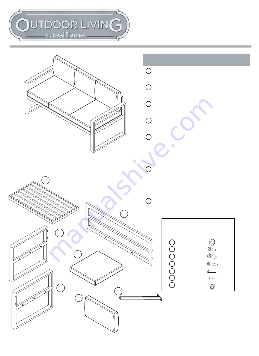 RealFlame Outdoor Living 9621 Скачать руководство пользователя страница 6