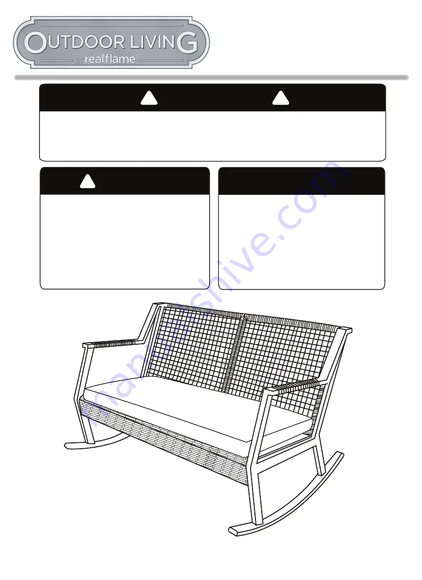 RealFlame Outdoor Living 9702 Calvin Скачать руководство пользователя страница 14