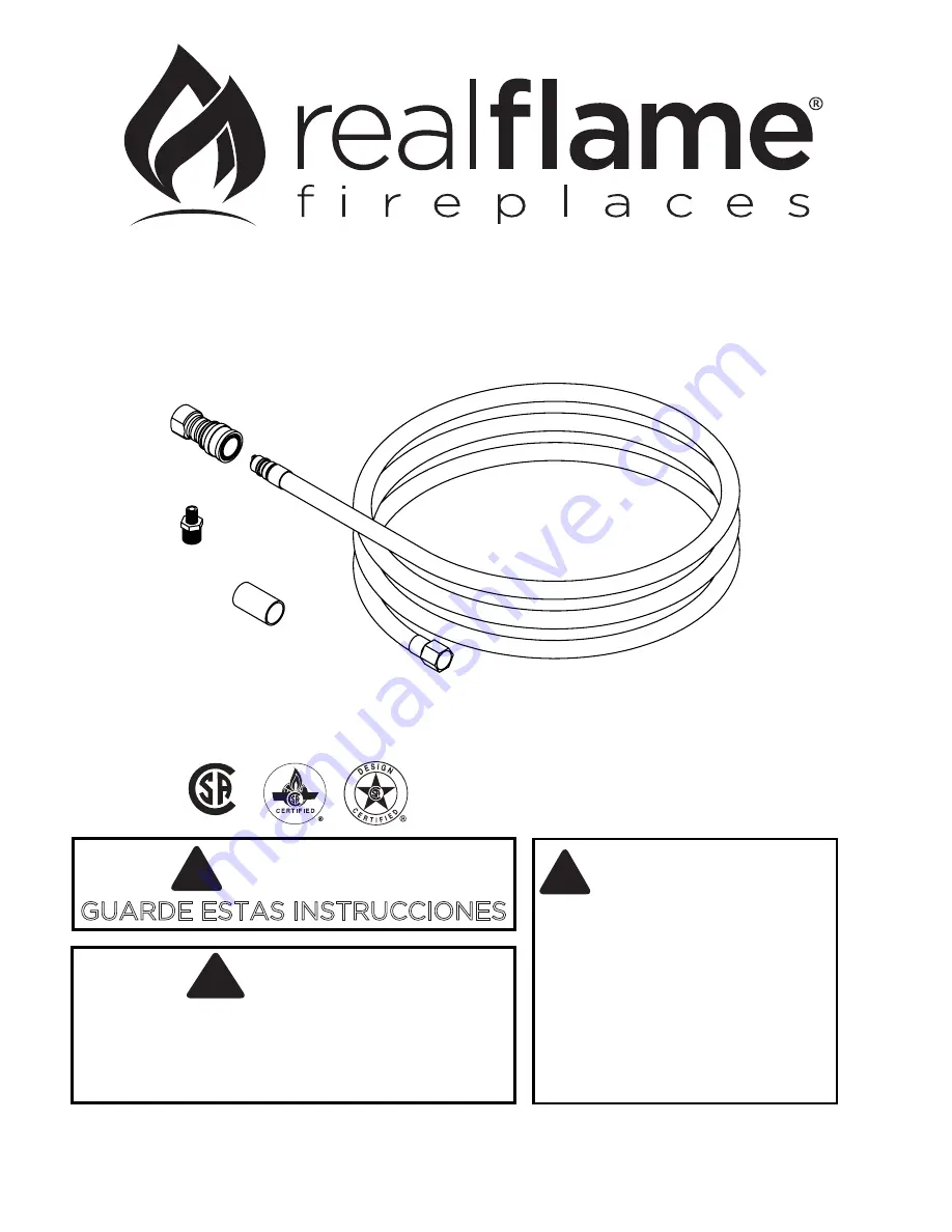 RealFlame Riverside C539LP Manual Download Page 25