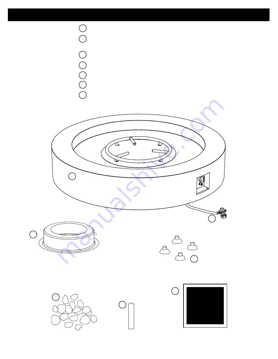 RealFlame Round Propane Fire Table Скачать руководство пользователя страница 8