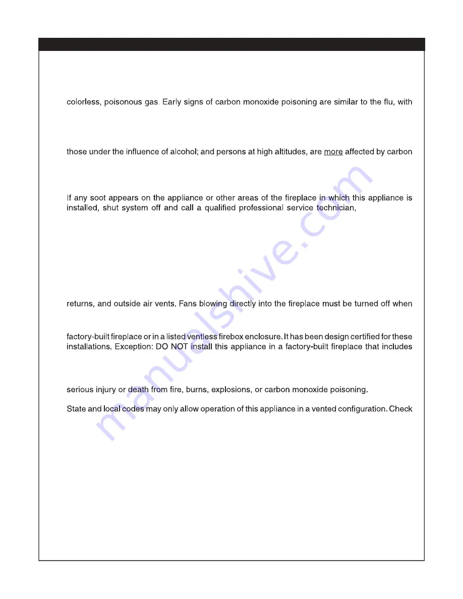 RealFyre G19-18-01V Owner'S Manual Download Page 4