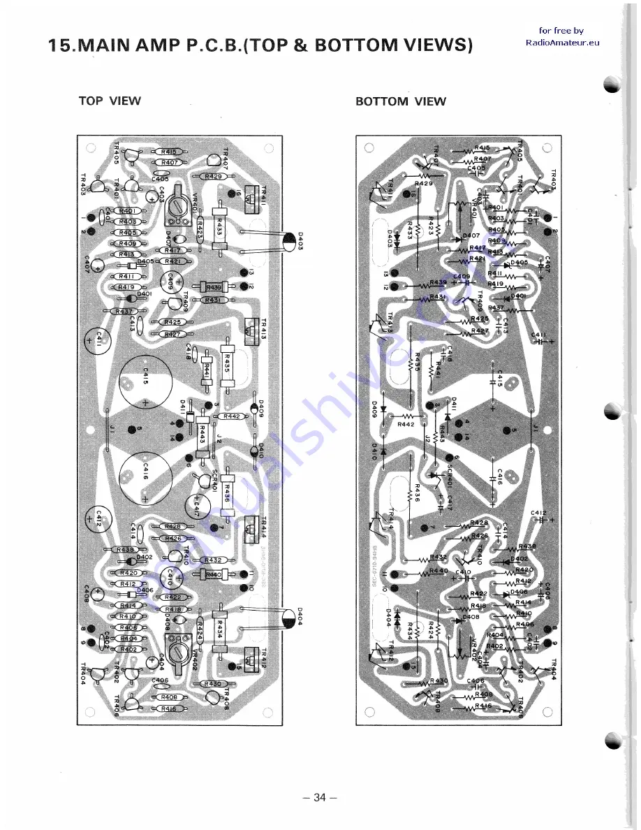 Realistic 31-2080 Service Manual Download Page 15