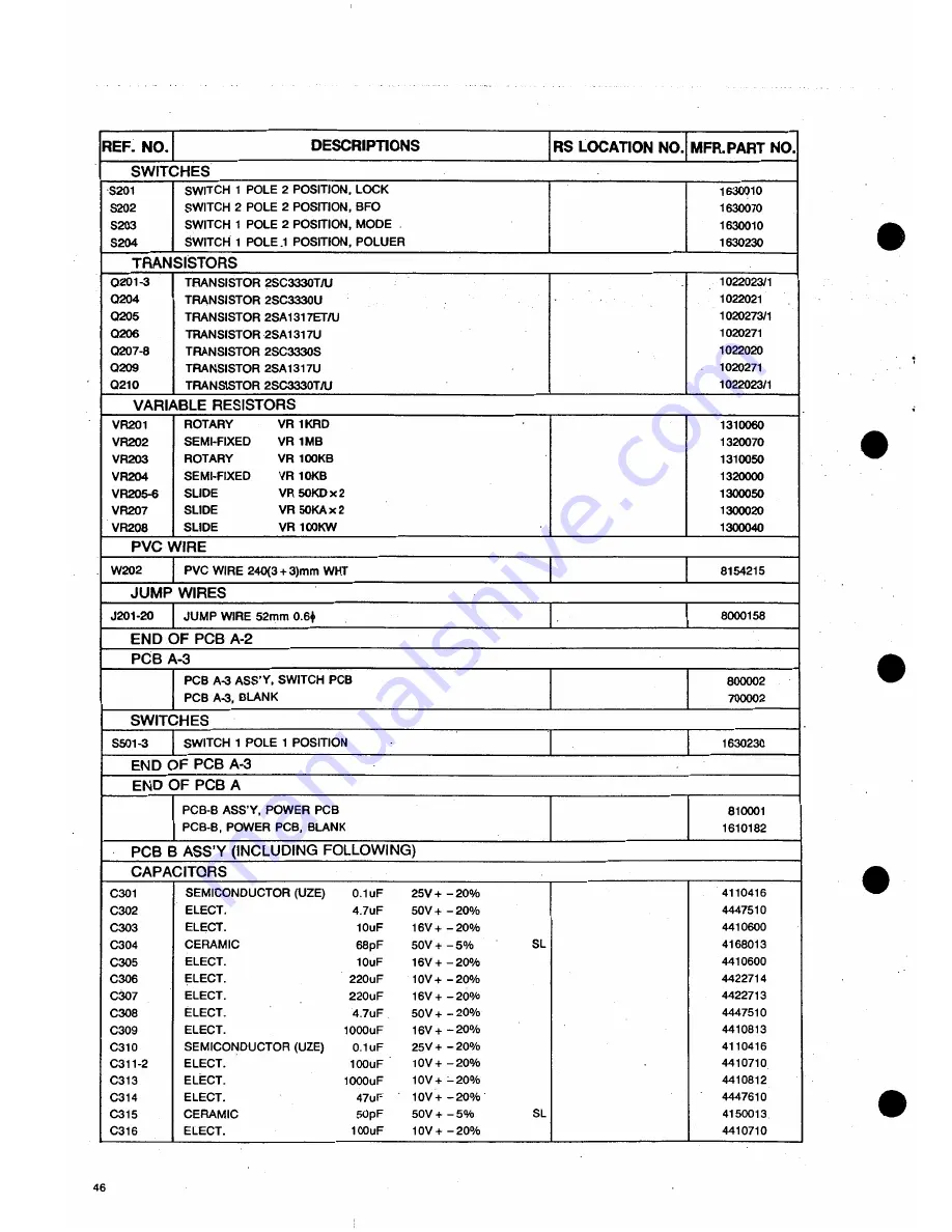 Realistic DX-440 Service Manual Download Page 47