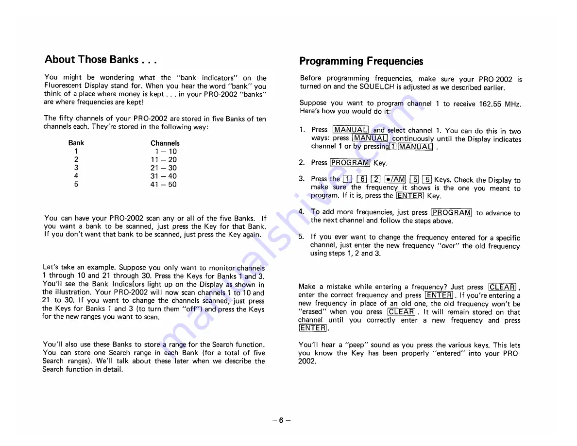 Realistic PRO-2002 Owner'S Manual Download Page 6