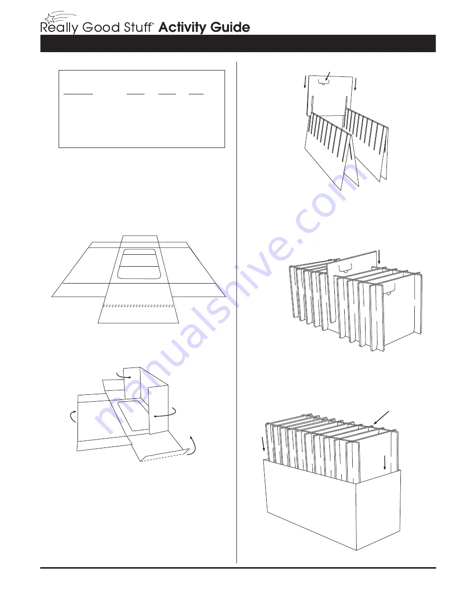 Really Good Stuff Classroom Mail Center Assembly Instructions Download Page 1