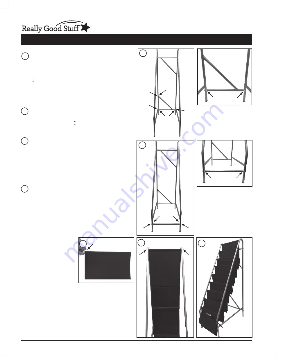 Really Good Stuff Vertical Storage Rack Скачать руководство пользователя страница 1