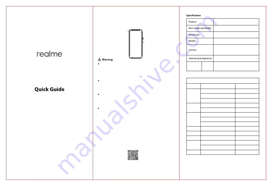 Realme RMX2103 Quick Manual Download Page 1