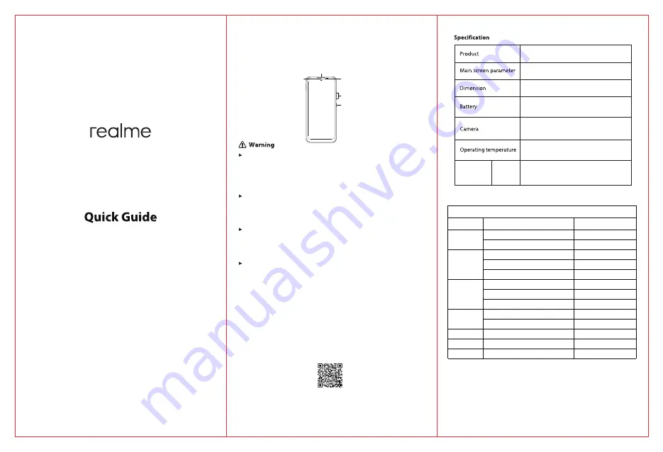 Realme RMX3201 Скачать руководство пользователя страница 1