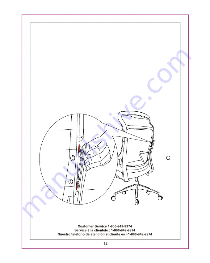 realspace Lenzer 6217486 Assembly Instructions And Warranty Information Download Page 12